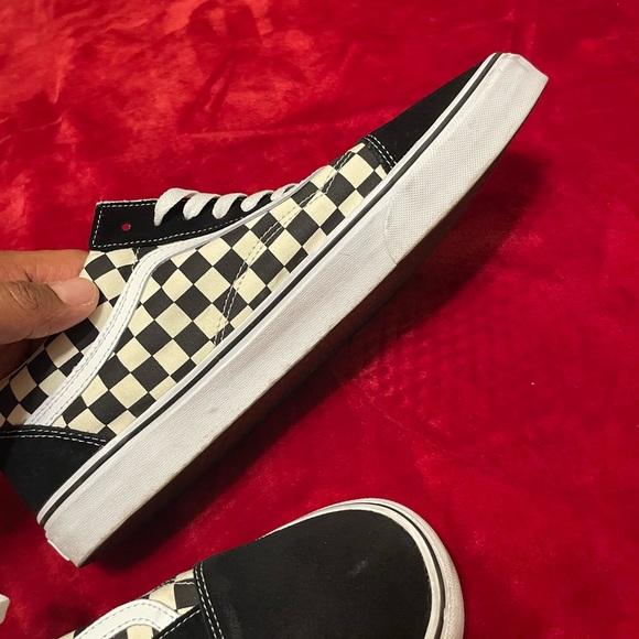 Vans Old Skool Black and White Checkered Shoes size 15 men - Picture 9 of 12